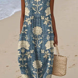Vestido de algodão feminino
