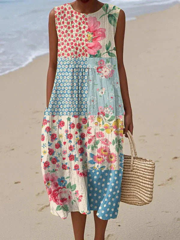 Vestido de algodão feminino