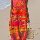 Bianca | Vestido Midi Colorido