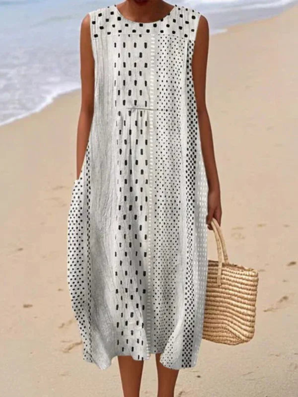 Vestido de algodão feminino
