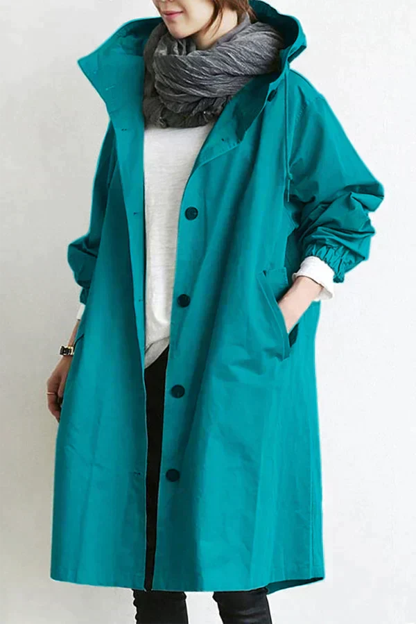 Casaco Elegante e Impermeável feminino