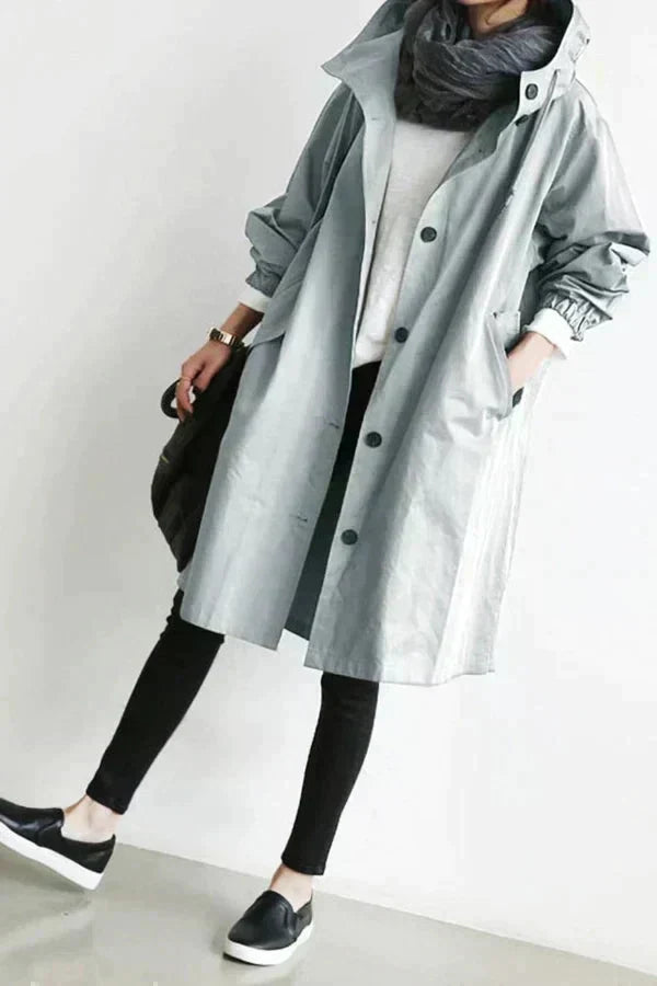 Casaco Elegante e Impermeável feminino