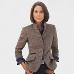 Cardigan Elegante Gola Alta feminino
