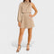 Vestido de Festa Assimétrico feminino