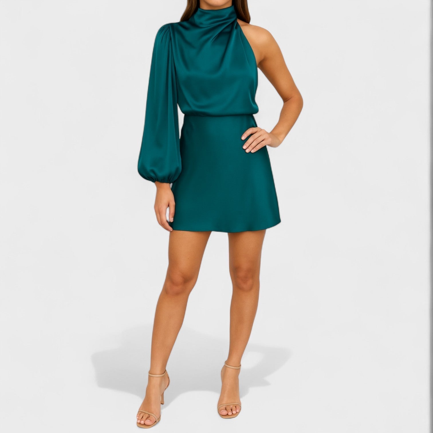 Vestido de Festa Assimétrico feminino
