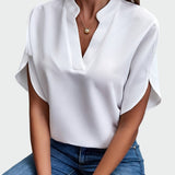 Camisa com estampa drapeada feminino