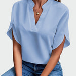 Camisa com estampa drapeada feminino