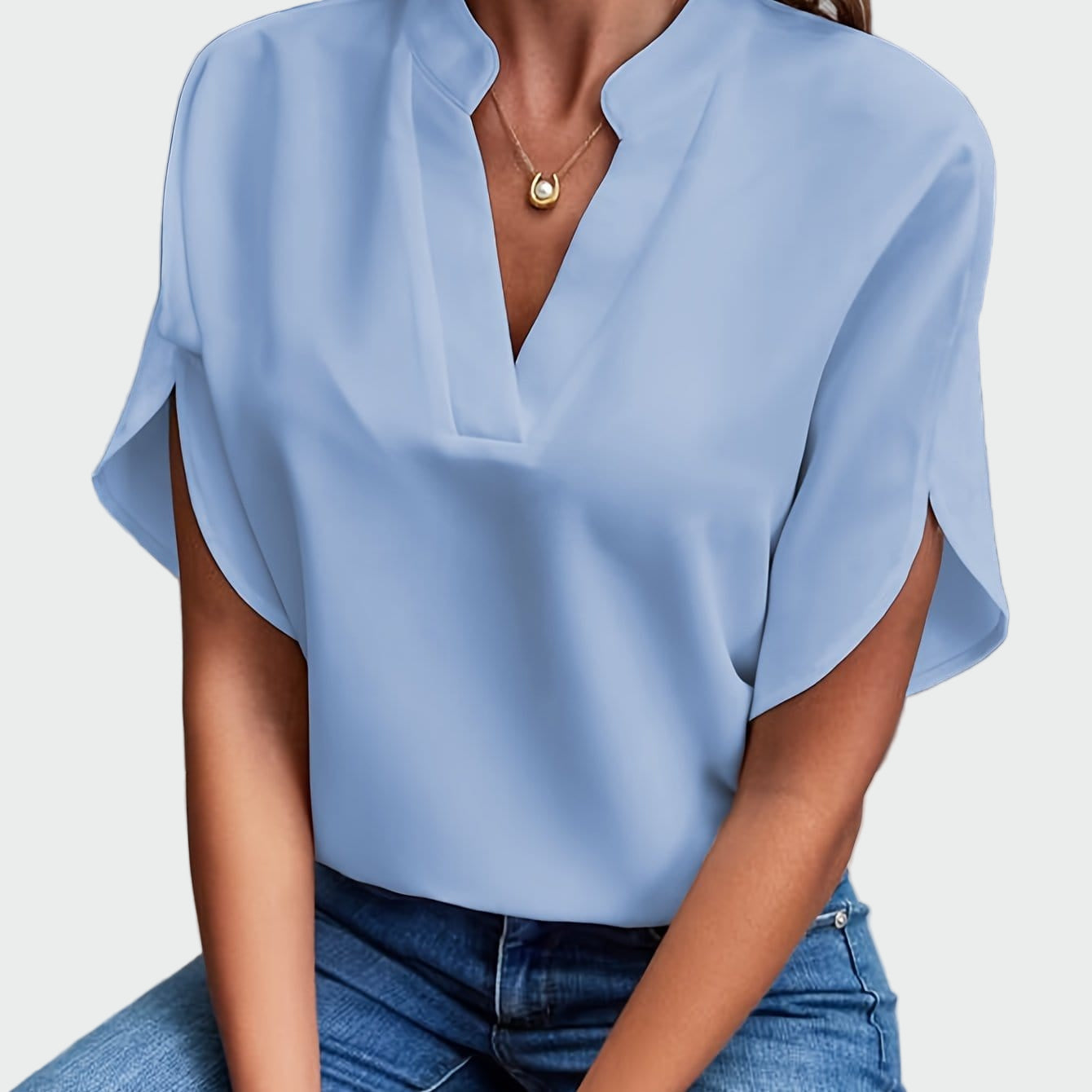 Camisa com estampa drapeada feminino