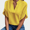 Camisa com estampa drapeada feminino