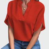 Camisa com estampa drapeada feminino