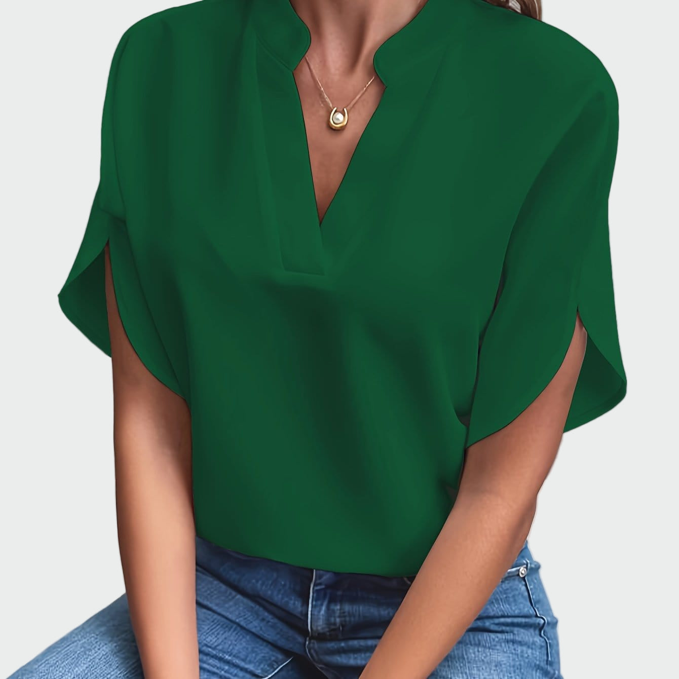 Camisa com estampa drapeada feminino