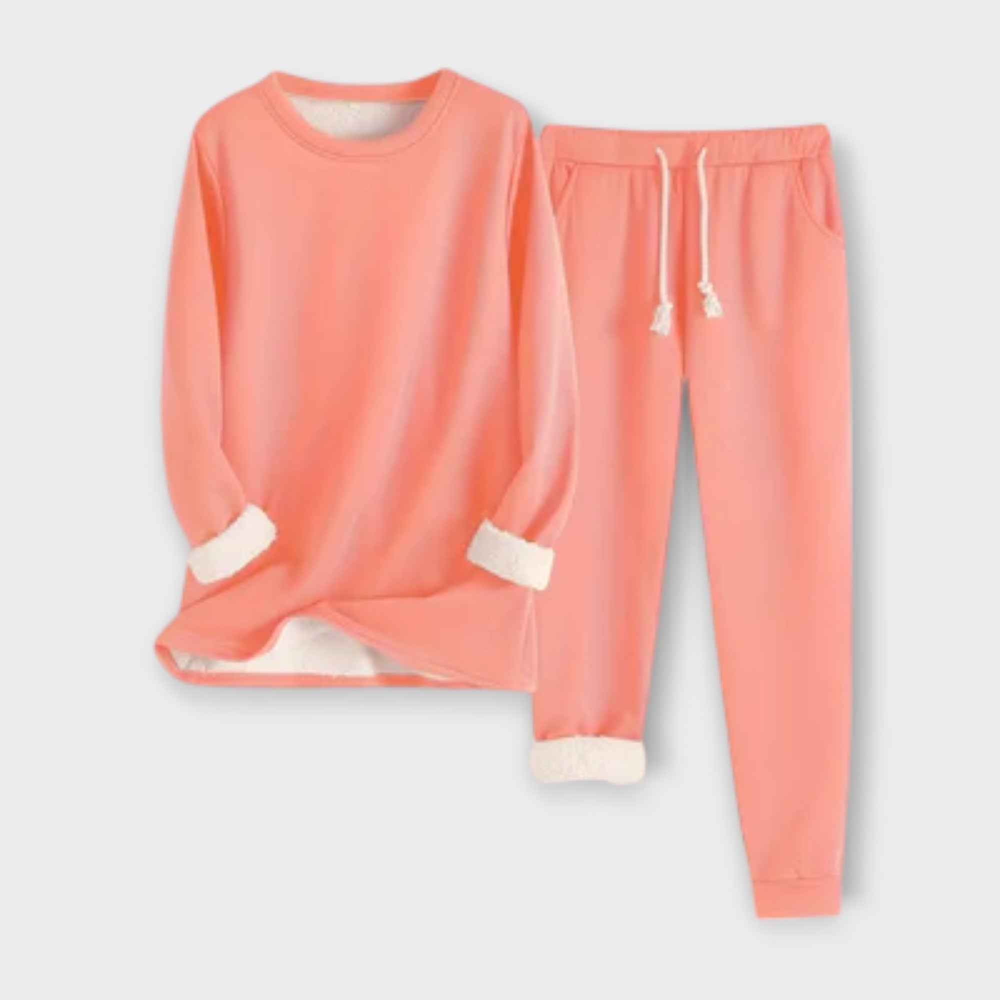 Conjunto de lã térmica feminino