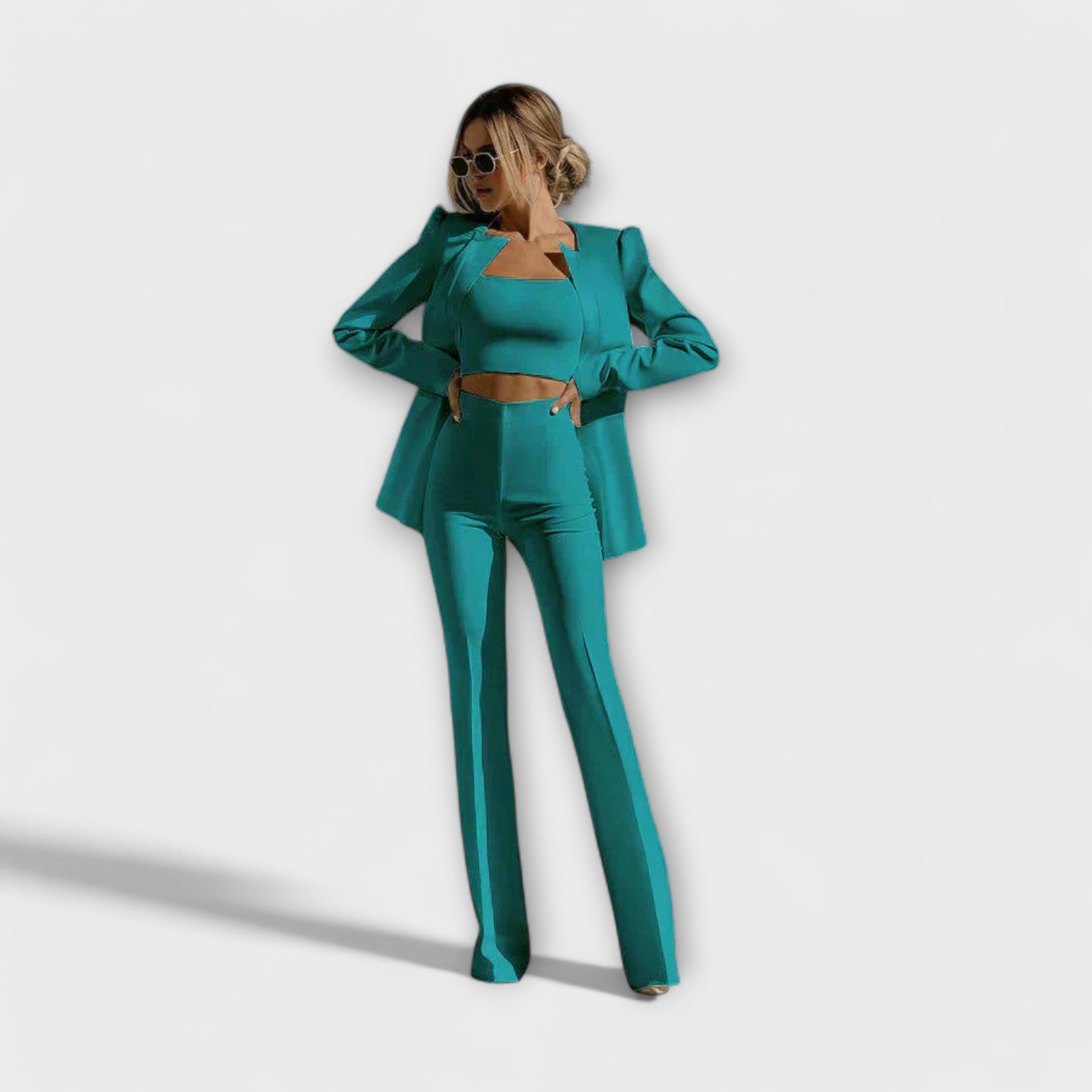 Elegante Conjunto de 3 Peças feminino