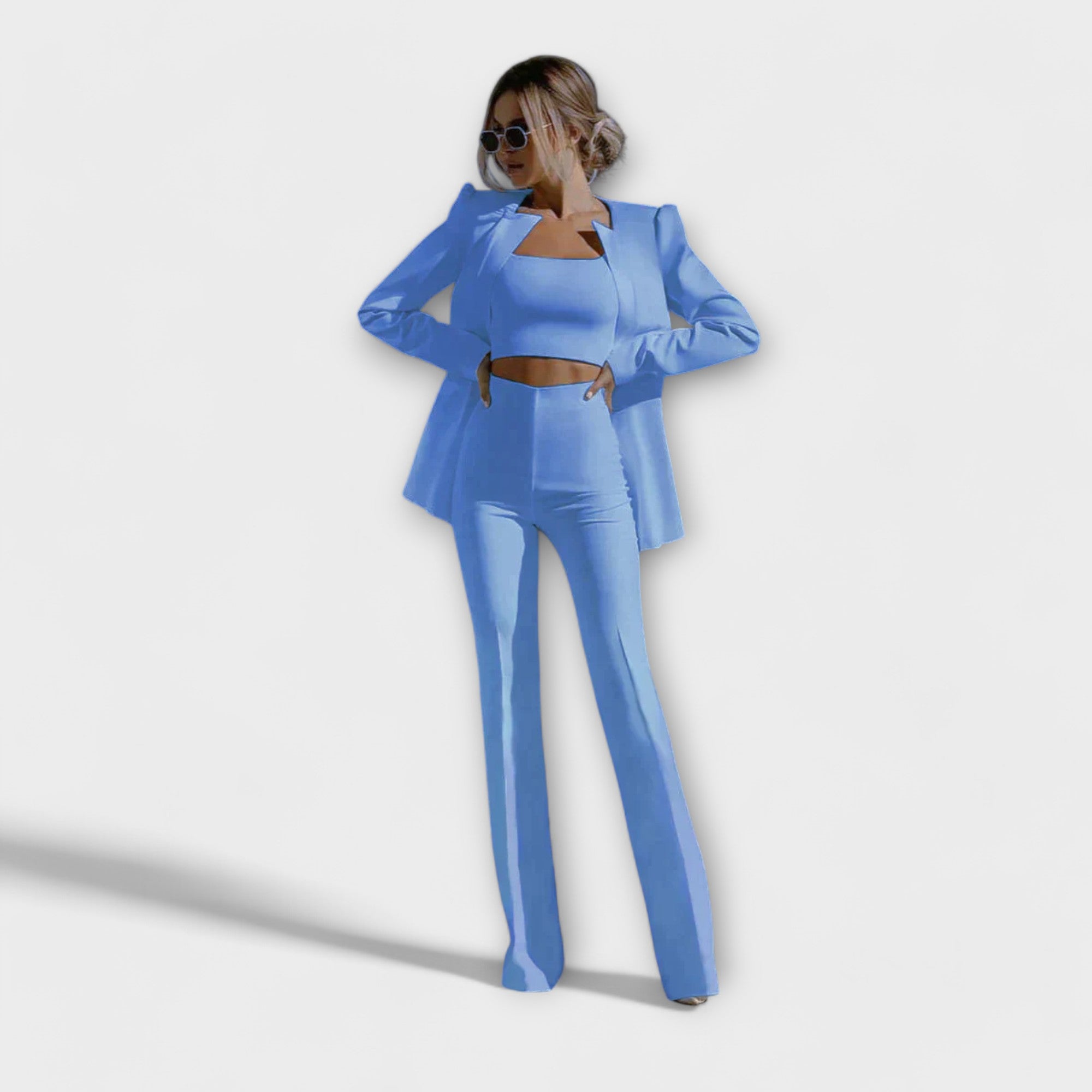 Conjunto Estiloso de 3 Peças feminino