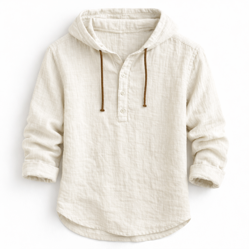 Daniel - Camisola de Linho com Gorro
