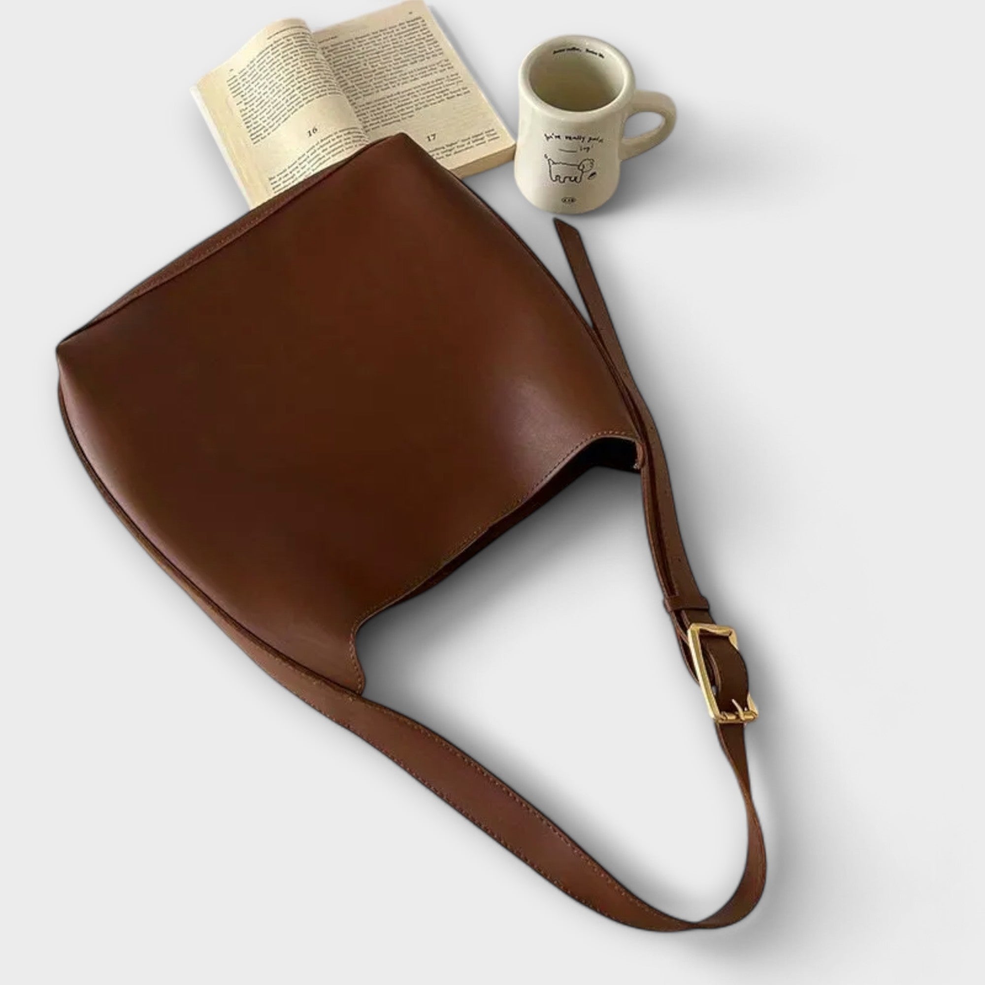 Bolsa de ombro elegante feminino