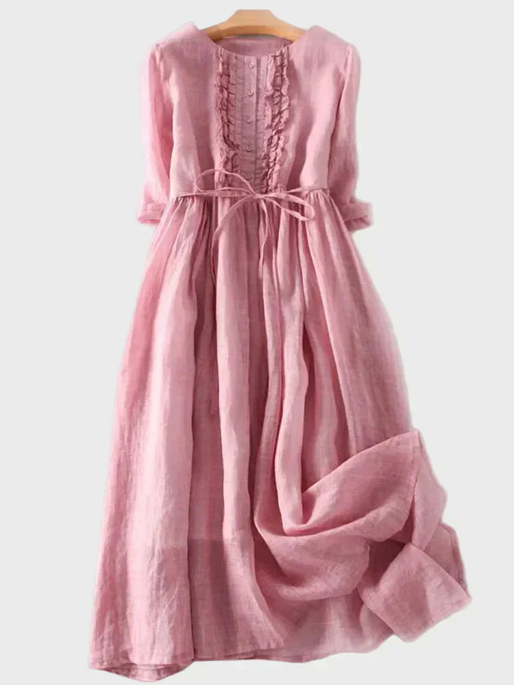 Vestido Longo Minimalista feminino