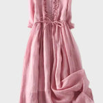Vestido Longo Minimalista feminino