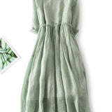 Vestido Longo Minimalista feminino