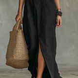 Zerea | Vestido maxi fluido com botões
