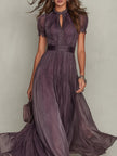 Ariana | Vestido maxi com renda delicada