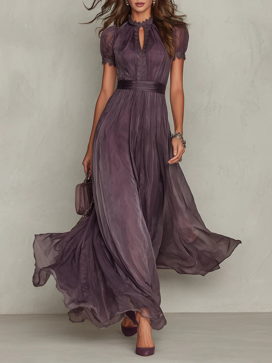 Diana | Vestido Maxi Fluido com Detalhes Delicados