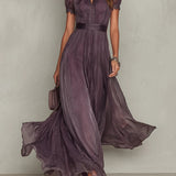 Diana | Vestido Maxi Fluido com Detalhes Delicados