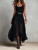 Natália | Vestido maxi com saia de tule