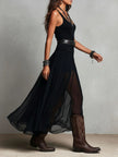 Natália | Vestido maxi com saia de tule