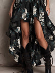 Naíra | Vestido maxi floral cai-cai