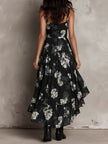 Naíra | Vestido maxi floral cai-cai