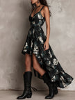 Naíra | Vestido maxi floral cai-cai
