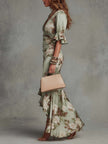 Alice | Vestido maxi floral assimétrico