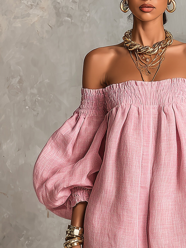 Violette | Vestido curto de ombros descobertos