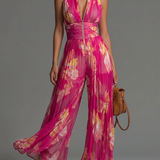 Isadora – Macacão Floral Fluido