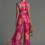 Isadora – Macacão Floral Fluido