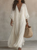 Bianca | Vestido maxi romântico com renda