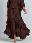 Mafalda | Conjunto boho com saia em camadas