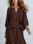 Mafalda | Conjunto boho com saia em camadas