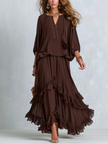 Mafalda | Conjunto boho com saia em camadas