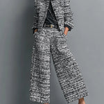 Conjunto Mirelle em tweed com elegância sofisticada