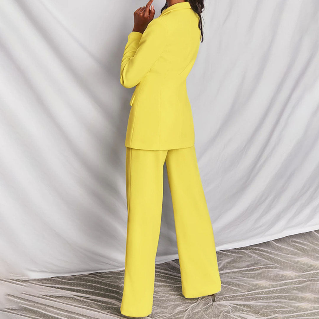 Elegante Blazer e Calças feminino