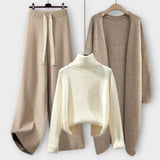 Conjunto casual de 3 peças feminino