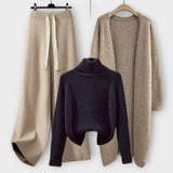 Conjunto casual de 3 peças feminino