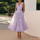 Vestido Midi Elegante feminino