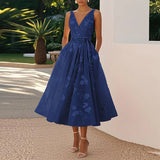 Vestido Midi Elegante feminino