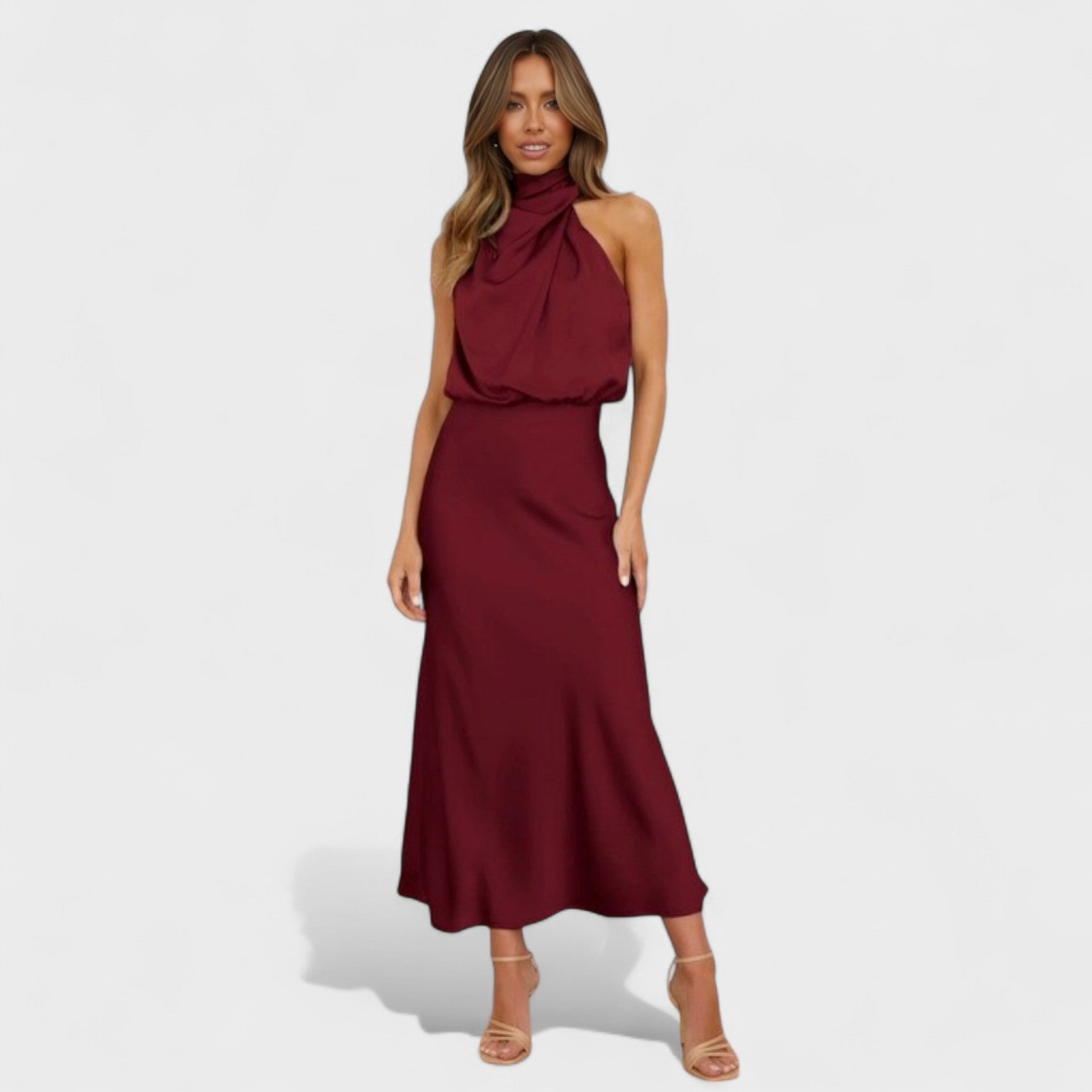 Vestido Satin Elegance feminino