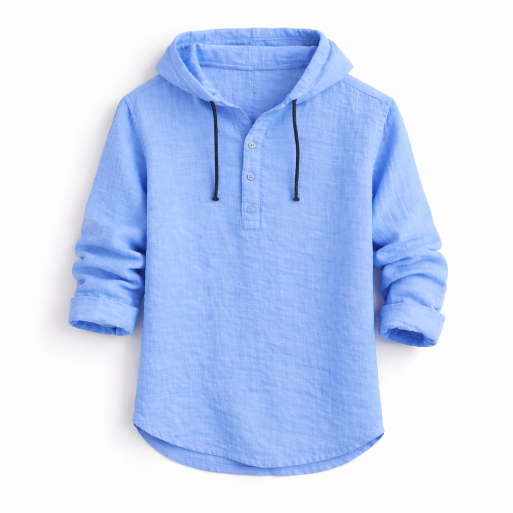 Daniel - Camisola de Linho com Gorro