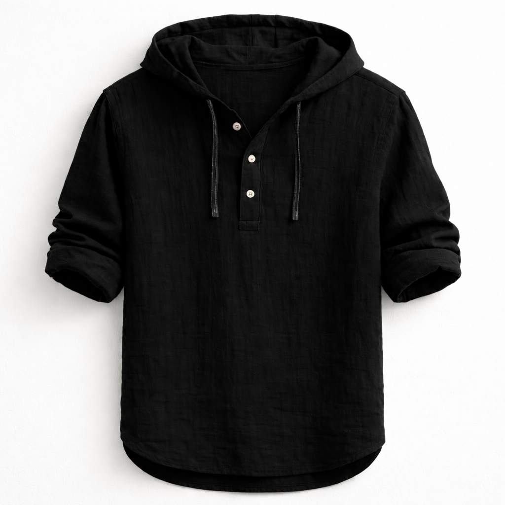 Daniel - Camisola de Linho com Gorro