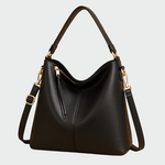 Bolsa hobo de couro clássica feminino